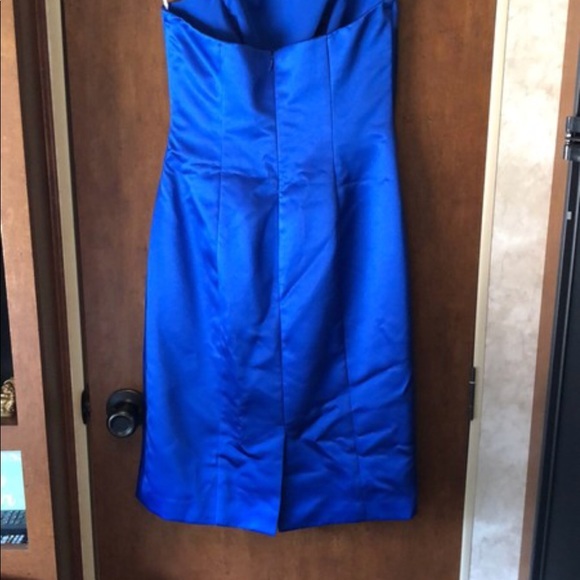 Strapless blue dress - Picture 2 of 5